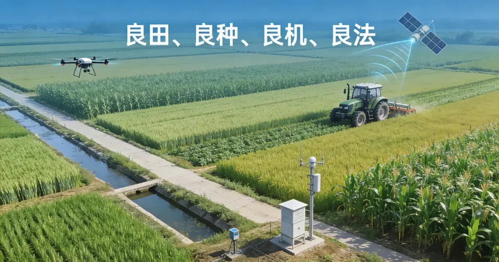 J9九游会数智技术驱动粮油作物大面积单产提升的现代智慧农业场景